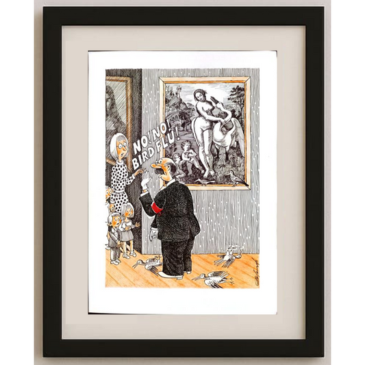 Valentin Rozantsev 29x21cm Original Cartoon BOD00106