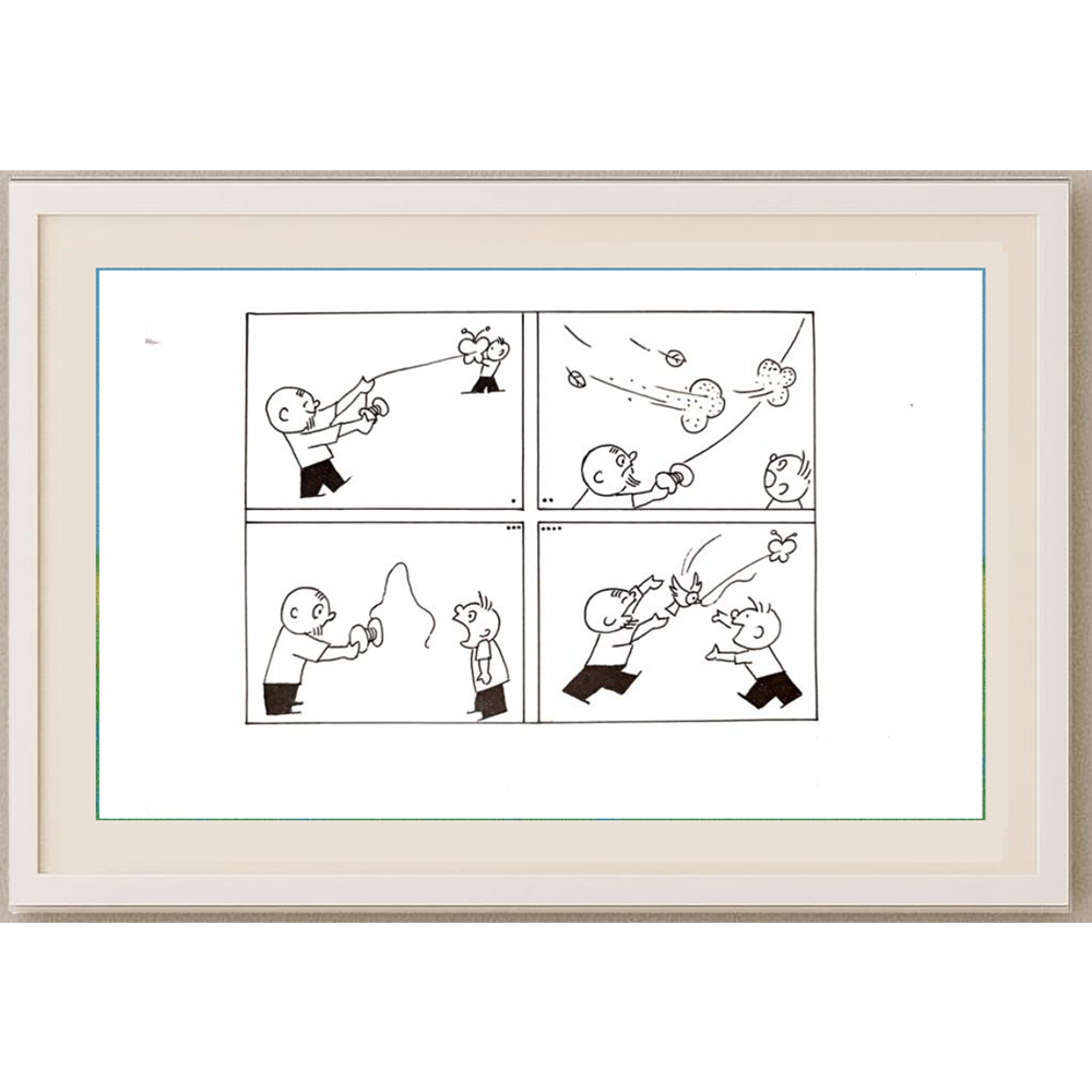 Yu Yangnan 29x21cm Original Cartoon BOD00107