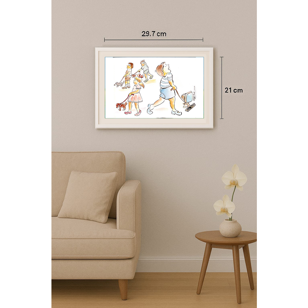 Tode Blazevski 29x21cm Original Cartoon BOD00111