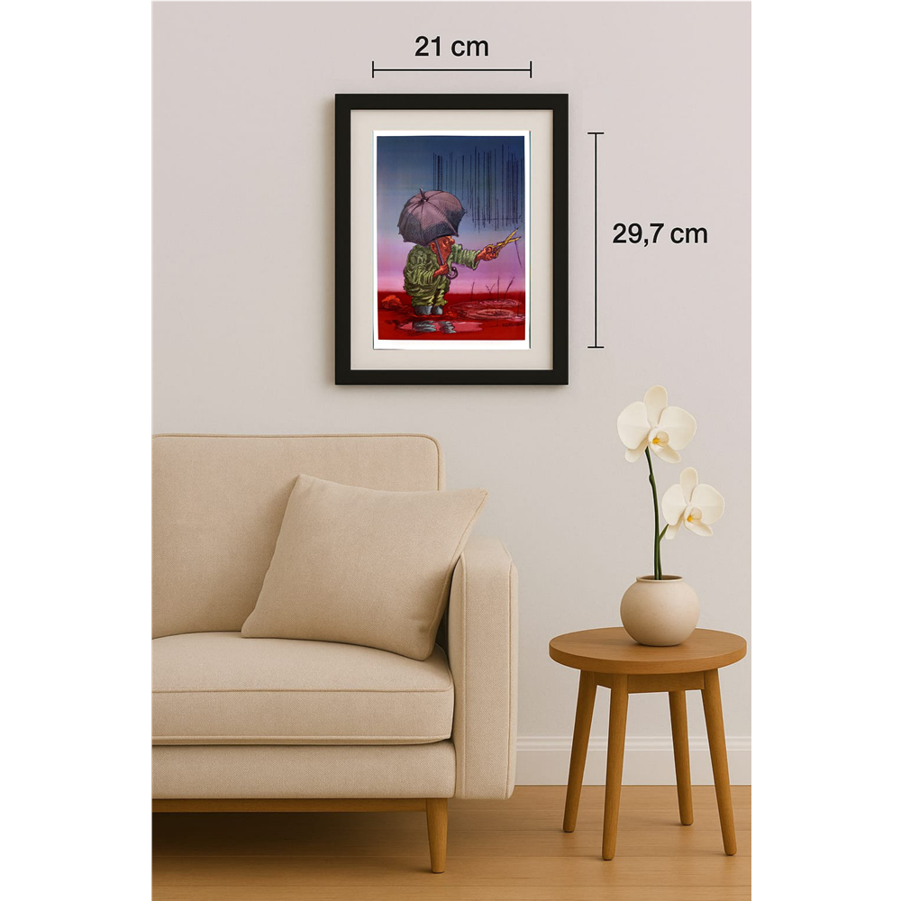 Mehmet Karaman 29x21cm Orijinal Karikatür BOD00126