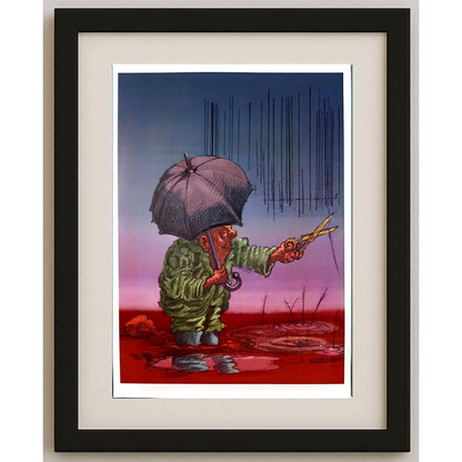 Mehmet Karaman 29x21cm Orijinal Karikatür BOD00126