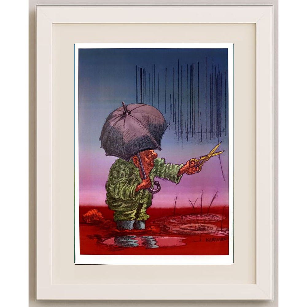 Mehmet Karaman 29x21cm Orijinal Karikatür BOD00126