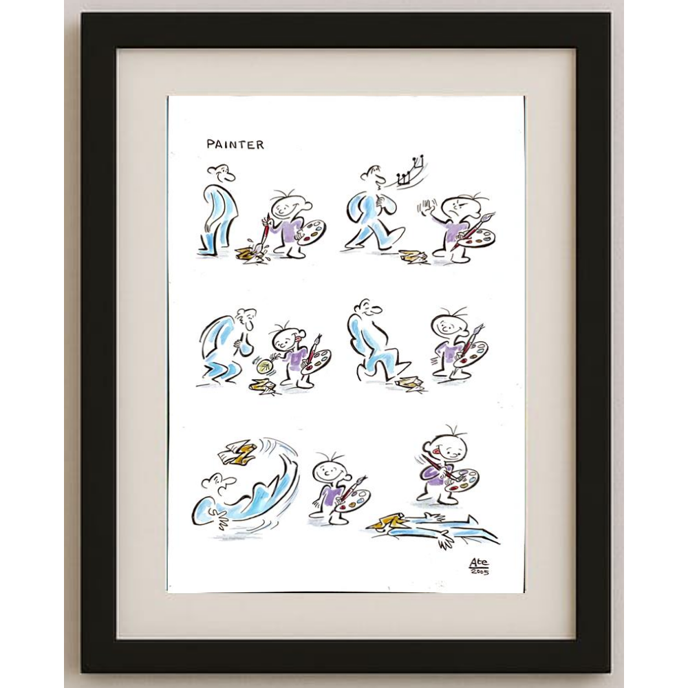 Tempesta Tastas 29x21cm Original Cartoon BOD00133