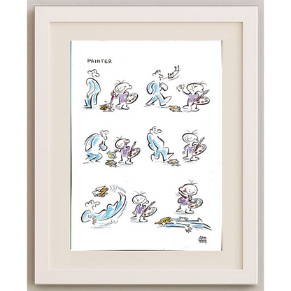 Tempesta Tastas 29x21cm Original Cartoon BOD00133