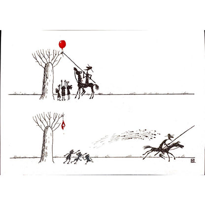 Marina Markevitch 29x21cm Original Cartoon BOD00137