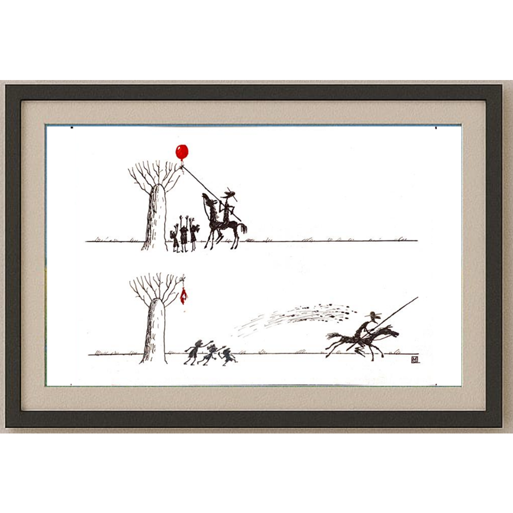 Marina Markevitch 29x21cm Original Cartoon BOD00137