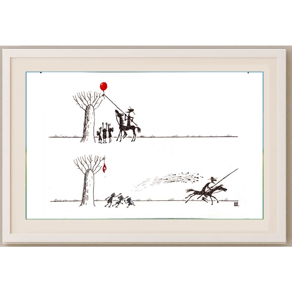 Marina Markevitch 29x21cm Original Cartoon BOD00137