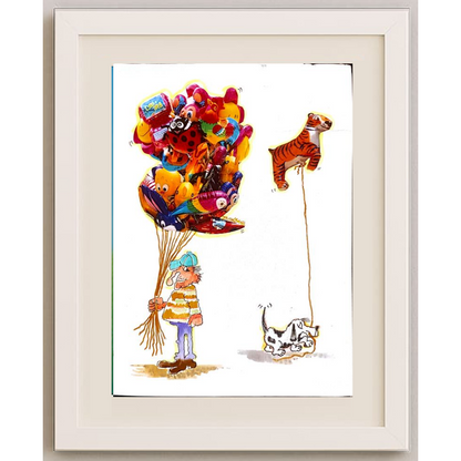 BakoulisSeerafim 29x21cm Original Cartoon BOD00141