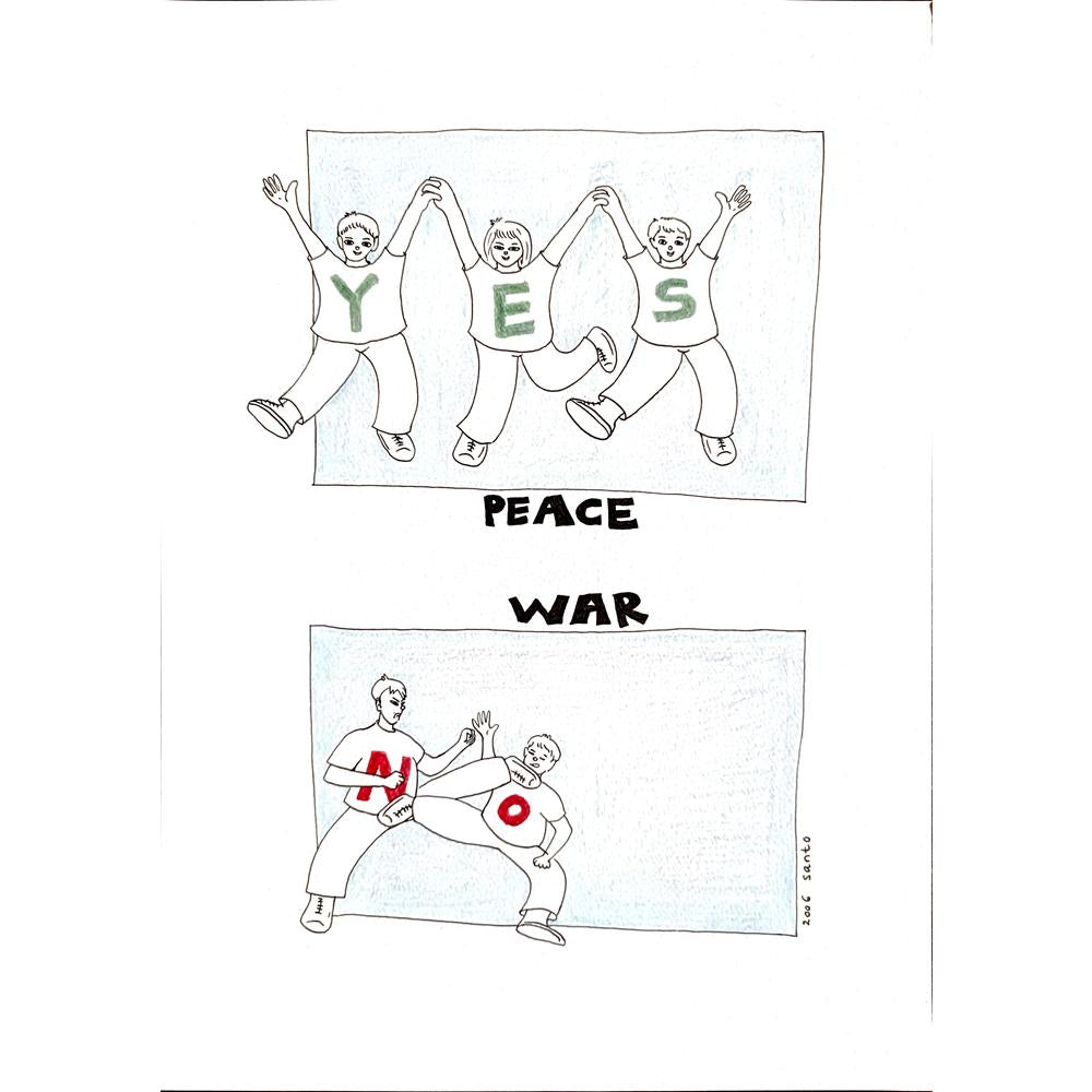 Susanto 29x21cm Original Cartoon BOD00150