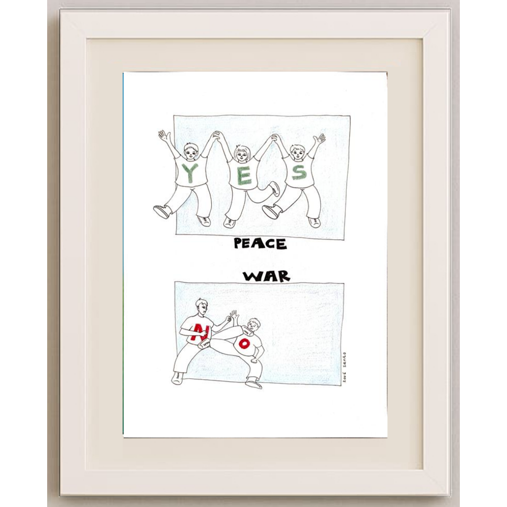 Susanto 29x21cm Original Cartoon BOD00150