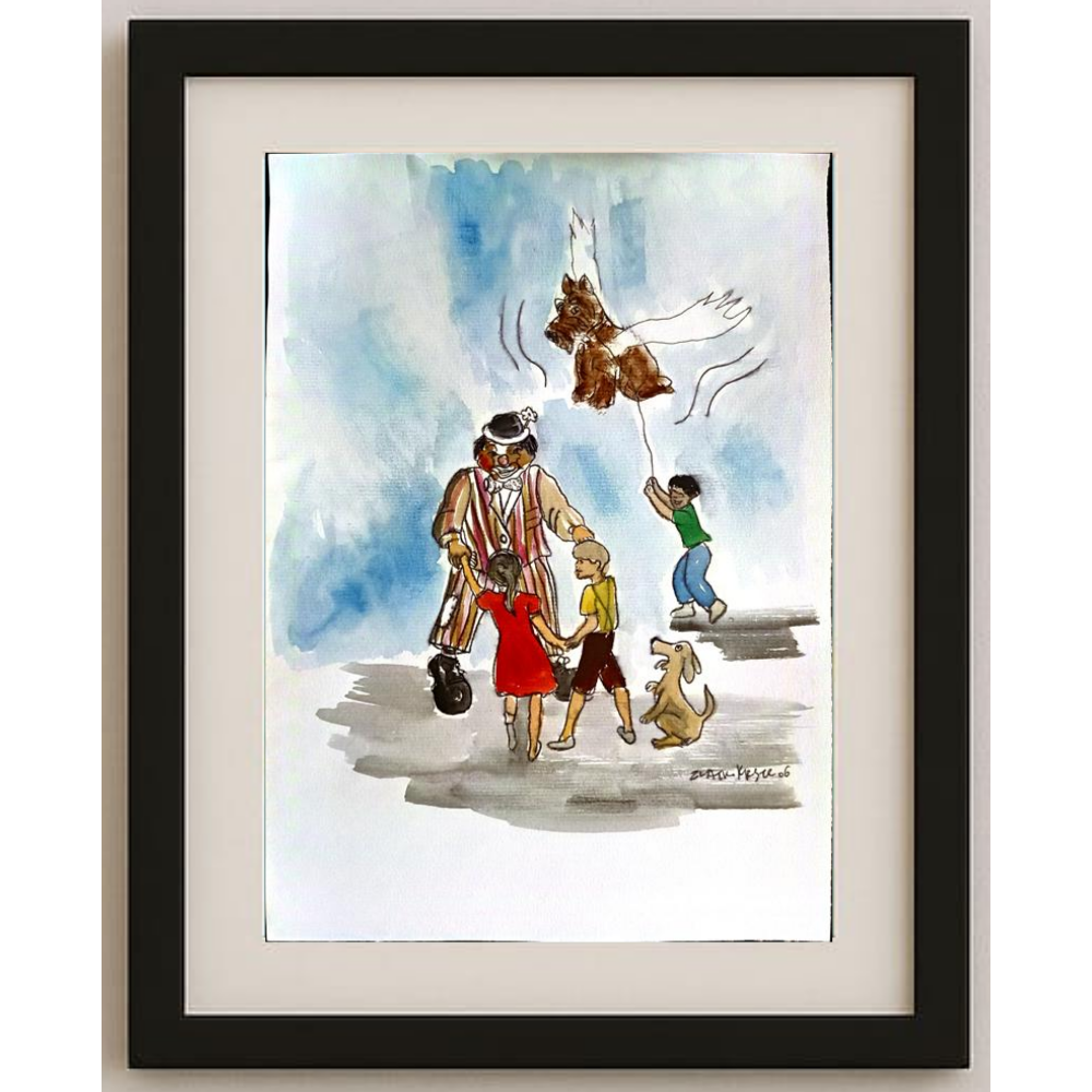 Zlatko Krstevski 29x21cm Original Cartoon BOD00156