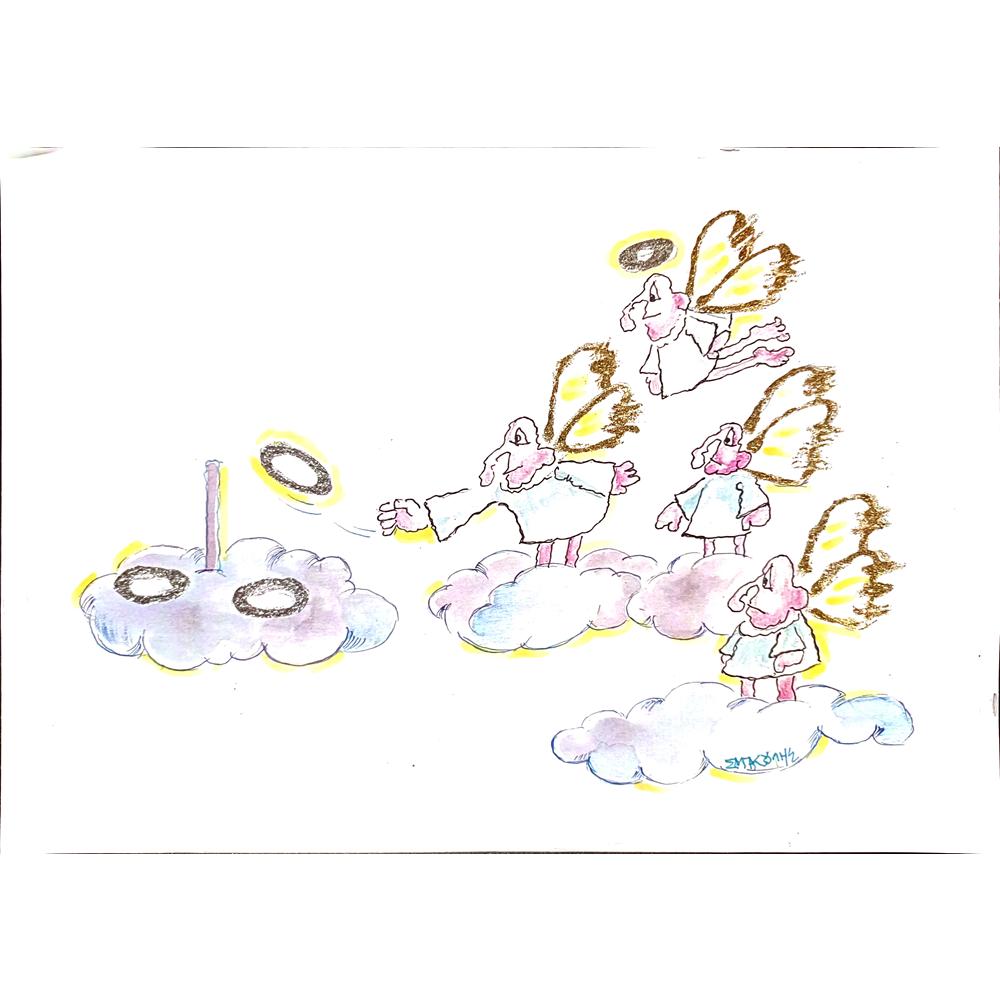 Bakoulis Seerafim 29x21cm Original Cartoon BOD00157