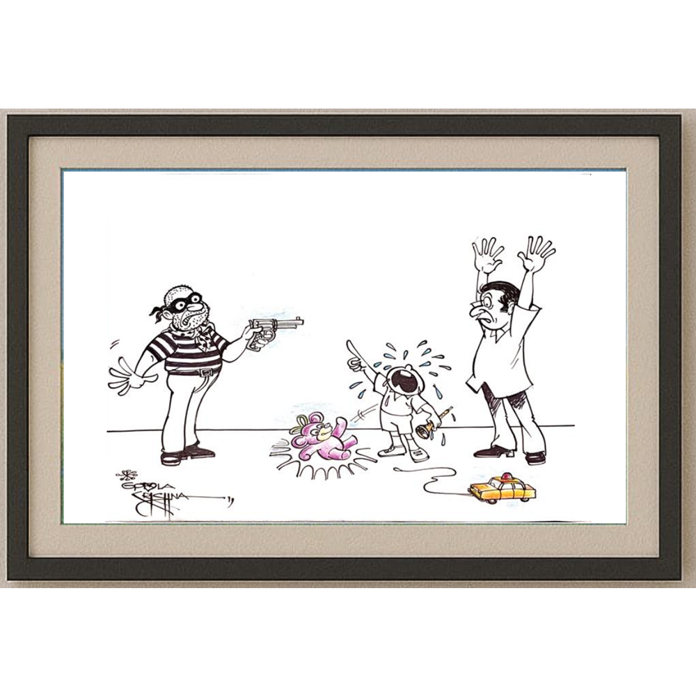 Vendra Gopalaksrishna 29x21cm Original Cartoon BOD00159