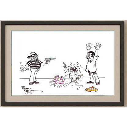 Vendra Gopalaksrishna 29x21cm Original Cartoon BOD00159