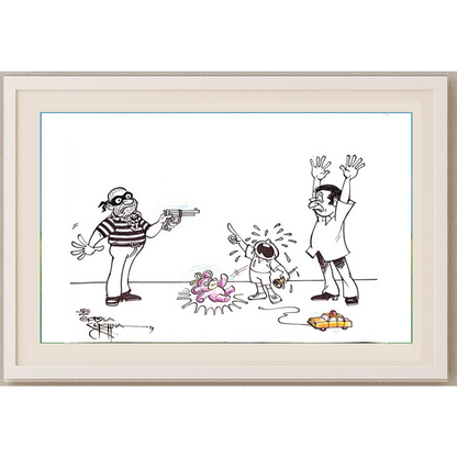 Vendra Gopalaksrishna 29x21cm Original Cartoon BOD00159