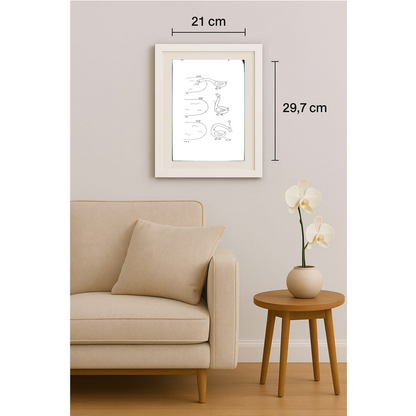 Yu Haoze 29x21cm Original Cartoon BOD00169