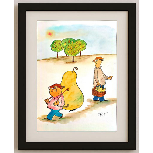 Vladimir Pavlik 43x30cm Orijinal Karikatür BOD00171