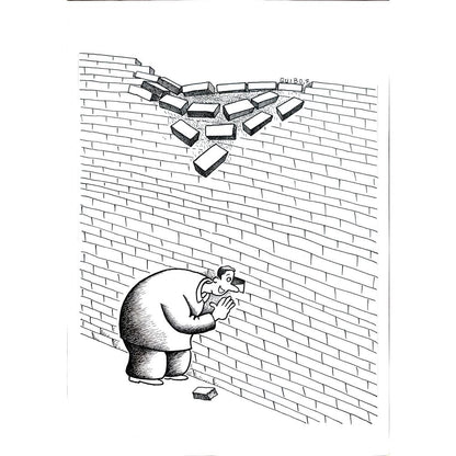 Feng Gui Bo 43x30cm Orijinal Karikatür BOD00173