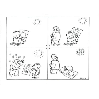 Feng Gui Bo 43x30cm Orijinal Karikatür BOD00175