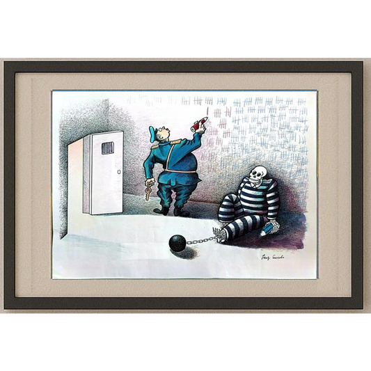 Feng Gui Bo 43x30cm Orijinal Karikatür BOD00178