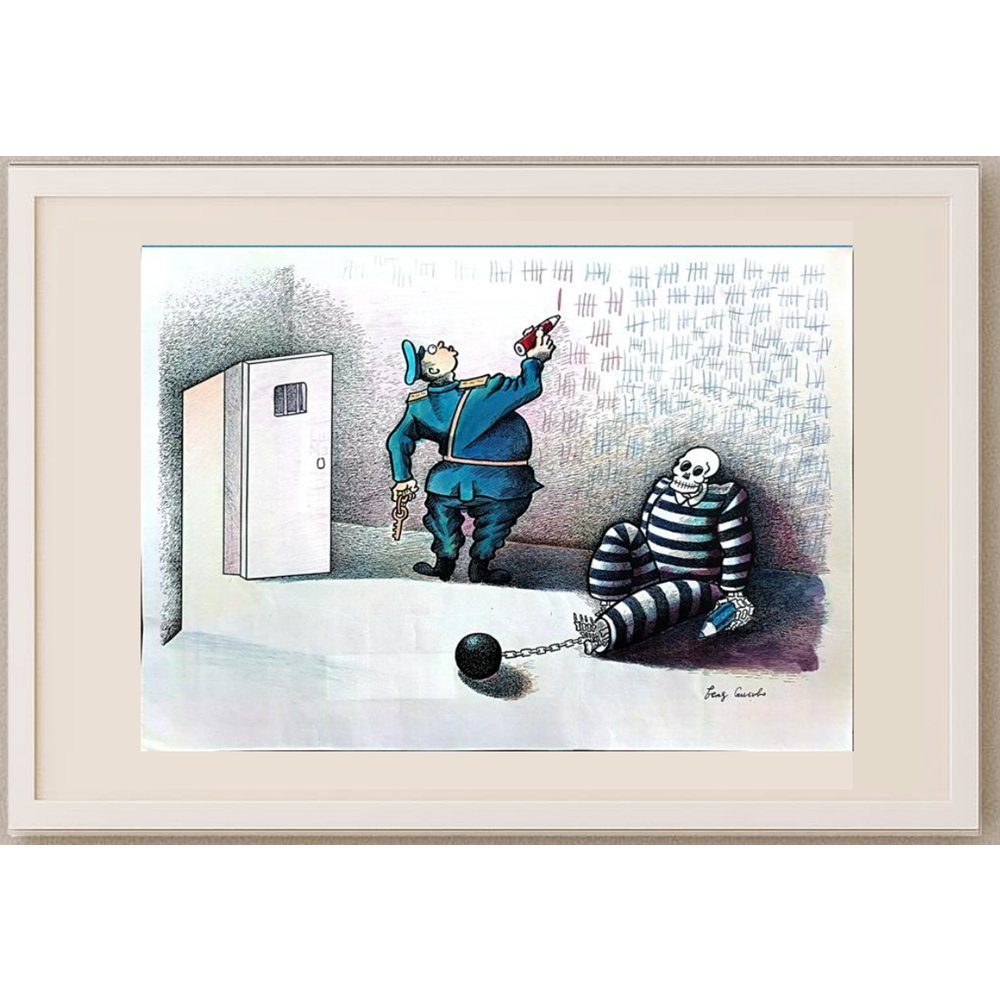 Feng Gui Bo 43x30cm Orijinal Karikatür BOD00178