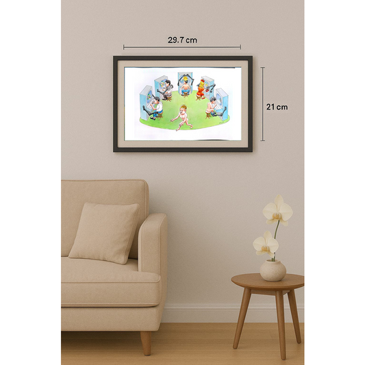 Mahmut Erdal Karakoc 29x21cm Original Cartoon BOD00182