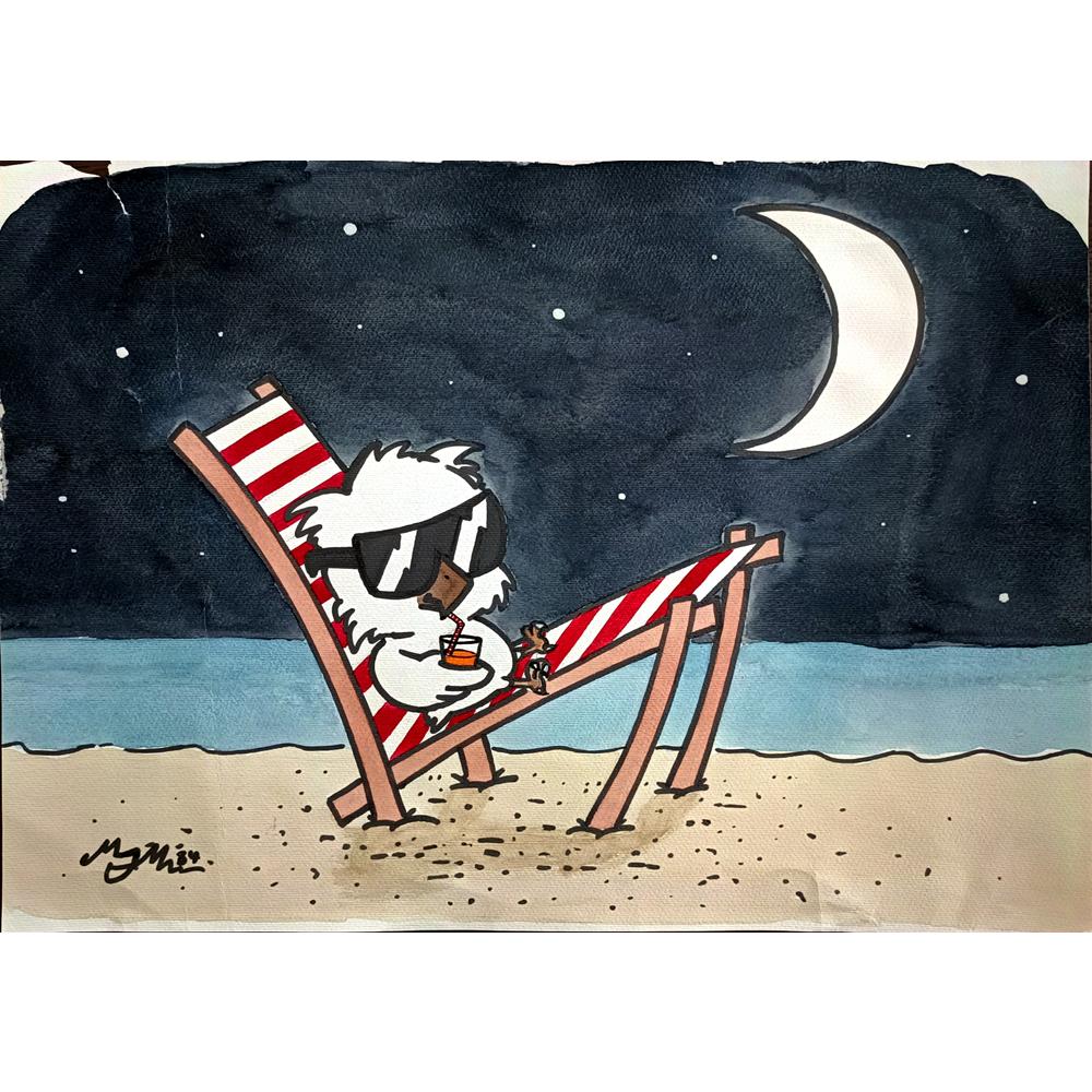 Mohammad Javad Mohommadi 40x30cm Orijinal Karikatür BOD00189