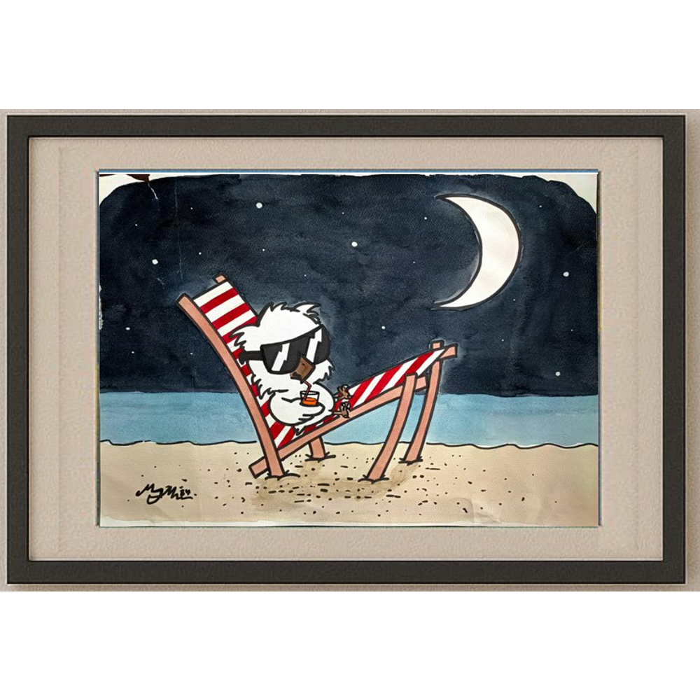 Mohammad Javad Mohommadi 40x30cm Orijinal Karikatür BOD00189