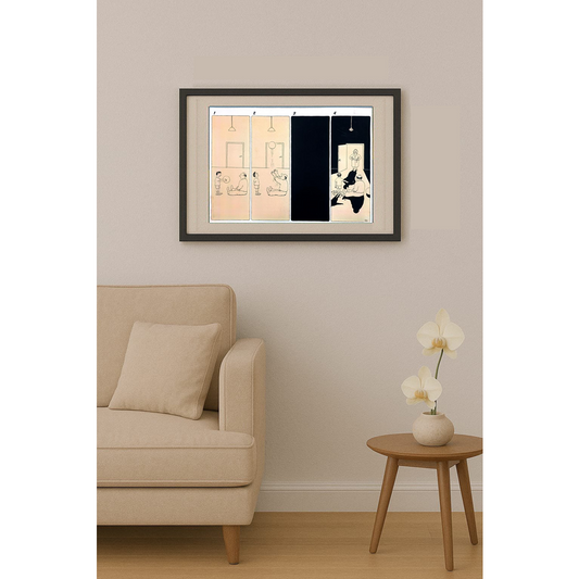 Yuri Ochakovsky 43x30cm Original Cartoon BOD00197