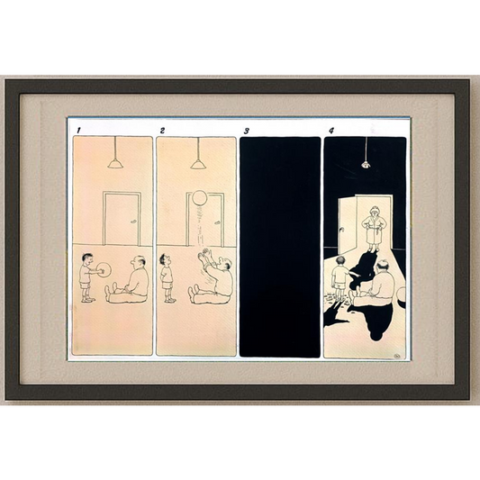 Yuri Ochakovsky 43x30cm Original Cartoon BOD00197