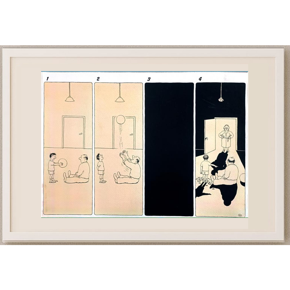 Yuri Ochakovsky 43x30cm Original Cartoon BOD00197