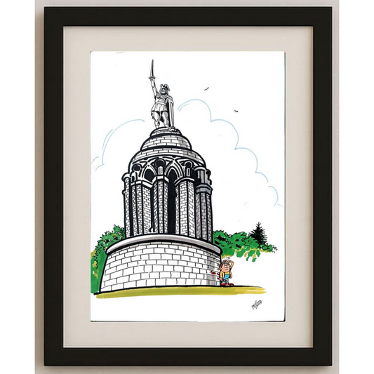 Peter Puszta 43x30cm Orijinal Karikatür BOD00202