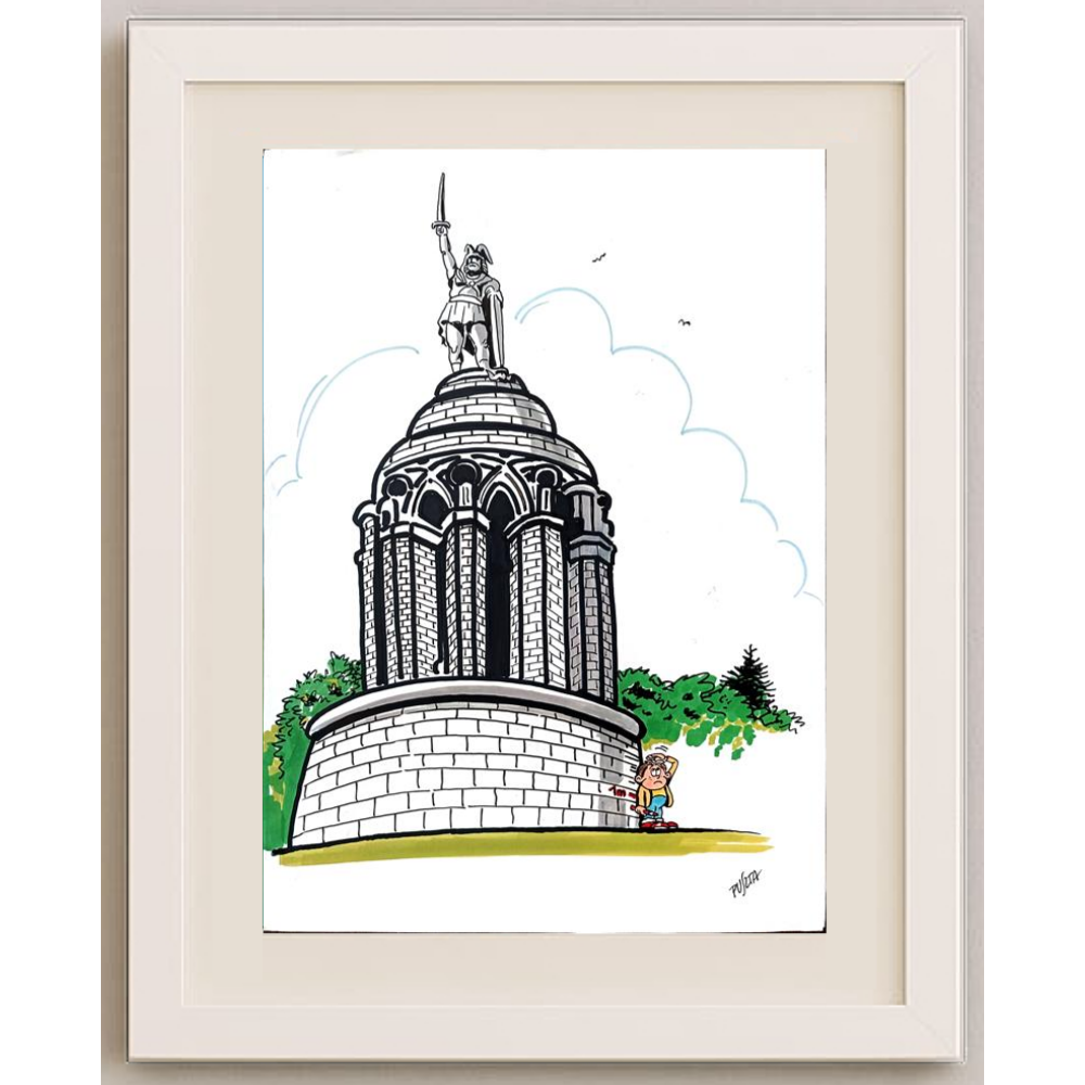 Peter Puszta 43x30cm Orijinal Karikatür BOD00202