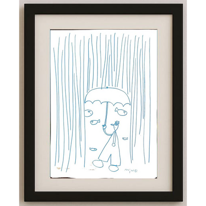 Minoru Tanaka 36x26cm Original Cartoon BOD00204