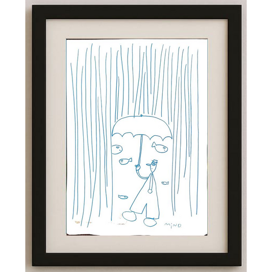 Minoru Tanaka 36x26cm Orijinal Karikatür BOD00204