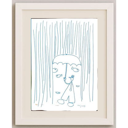 Minoru Tanaka 36x26cm Original Cartoon BOD00204