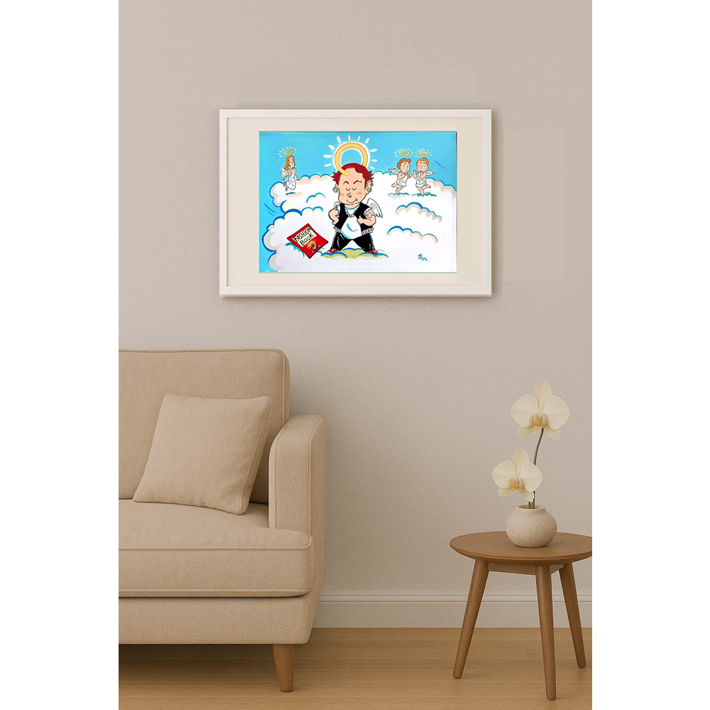 Riyako Kasuge 43x30cm Orijinal Karikatür BOD00205