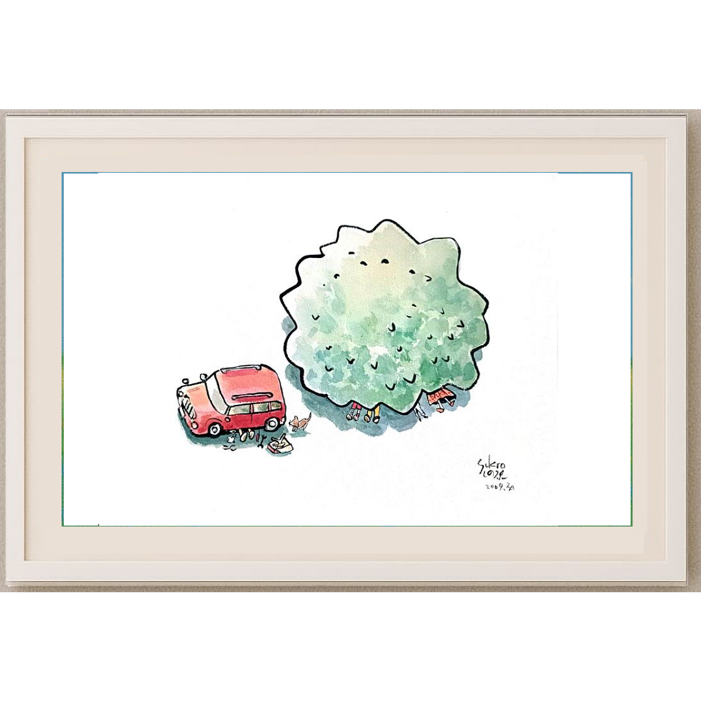 Yukio Sihnohara 33x25cm Original Cartoon BOD00219