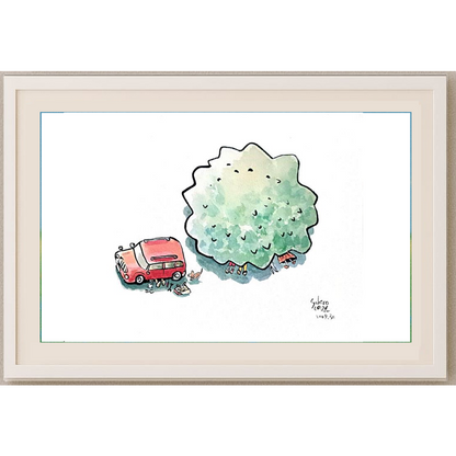 Yukio Sihnohara 33x25cm Original Cartoon BOD00219