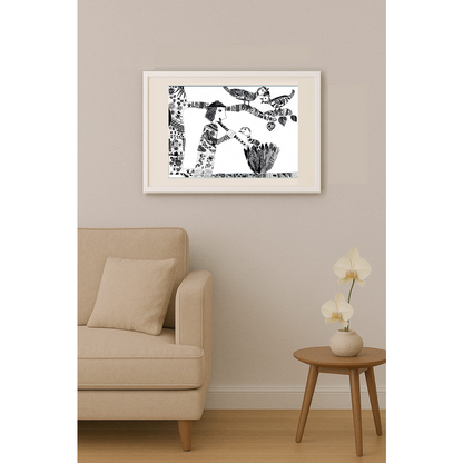 Sztefanyuk Olga 43x30cm Orijinal Karikatür BOD00220