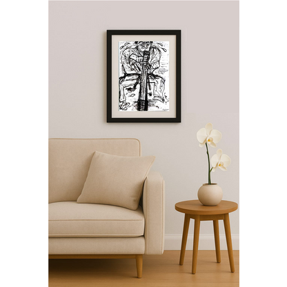 Susumuo 43x30cm Orijinal Karikatür BOD00221