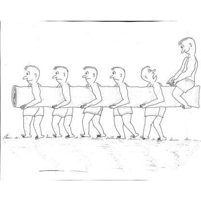 Gangadhar 36x29cm Orijinal Karikatür BOD00222