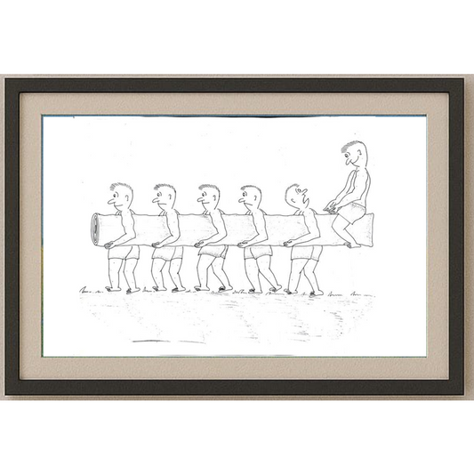 Gangadhar 36x29cm Orijinal Karikatür BOD00222