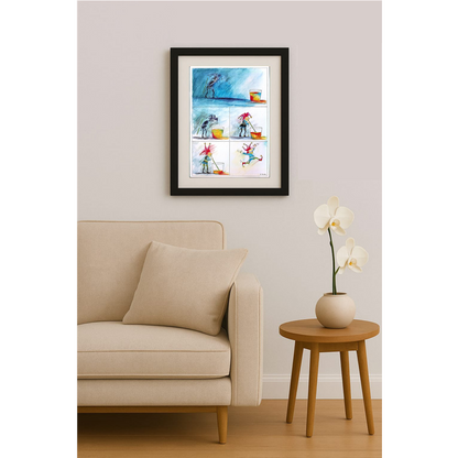 Henning Studte 43x30cm Original Cartoon BOD00224