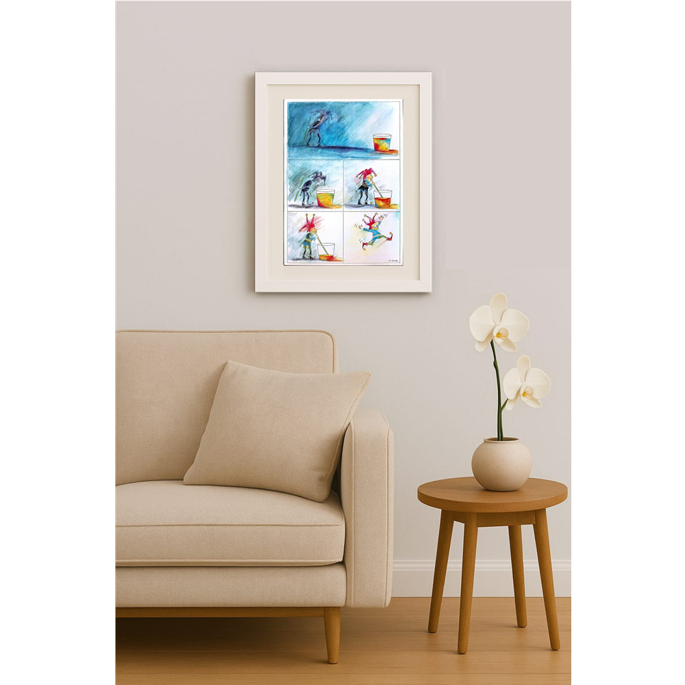 Henning Studte 43x30cm Original Cartoon BOD00224