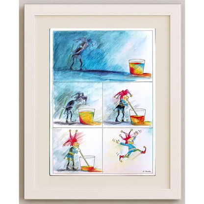 Henning Studte 43x30cm Original Cartoon BOD00224