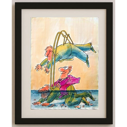 Ignjat Gatalo 43x30cm Orijinal Karikatür BOD00225