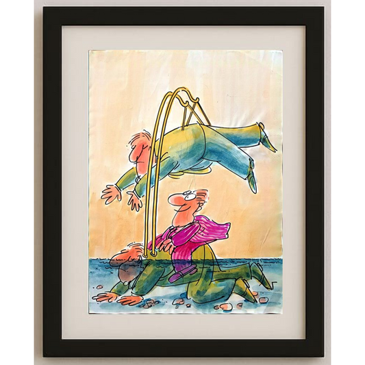 Ignjat Gatalo 43x30cm Orijinal Karikatür BOD00225