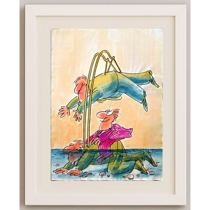 Ignjat Gatalo 43x30cm Orijinal Karikatür BOD00225