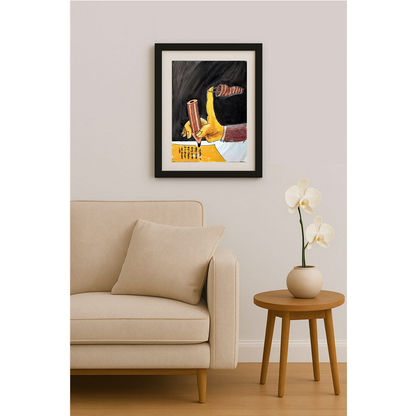 Ignjat Gatalo 43x30cm Orijinal Karikatür BOD00227